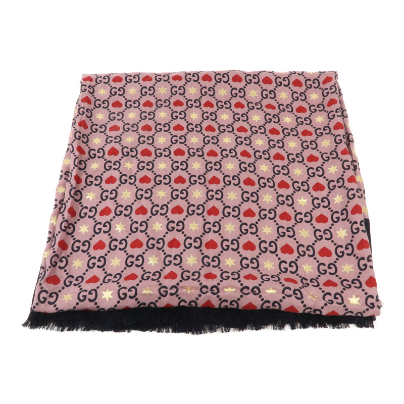 GUCCI 絲質Scarf 140X140絲巾-1
