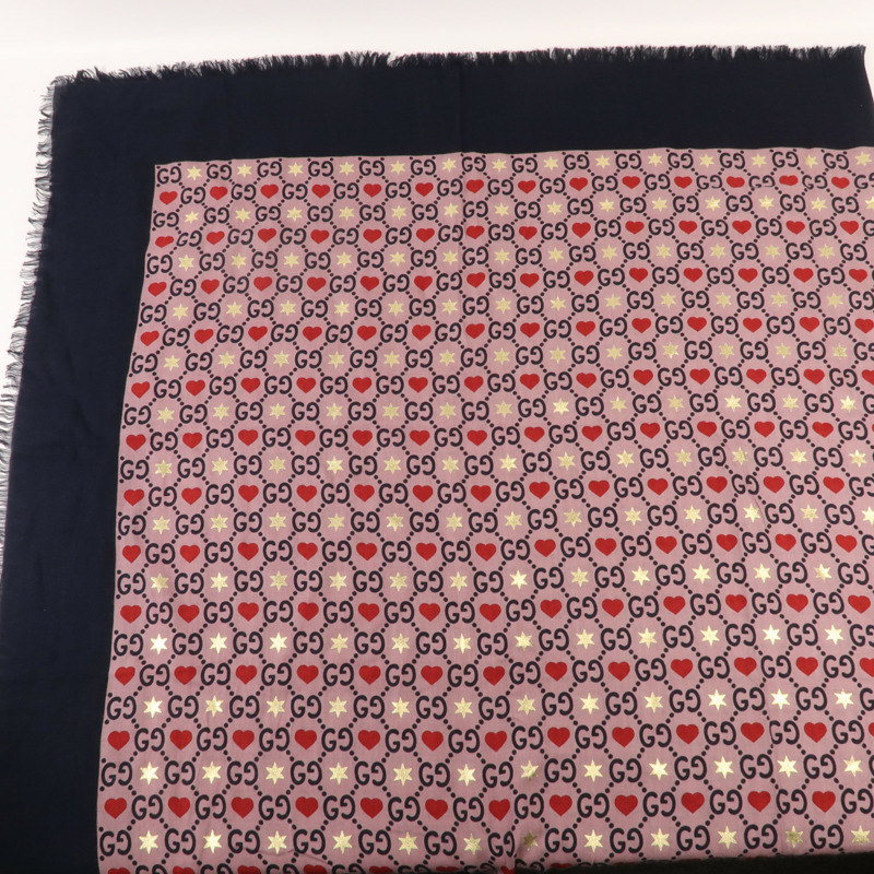 GUCCI 絲質Scarf 140X140絲巾-3