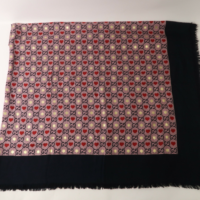 GUCCI 絲質Scarf 140X140絲巾-6