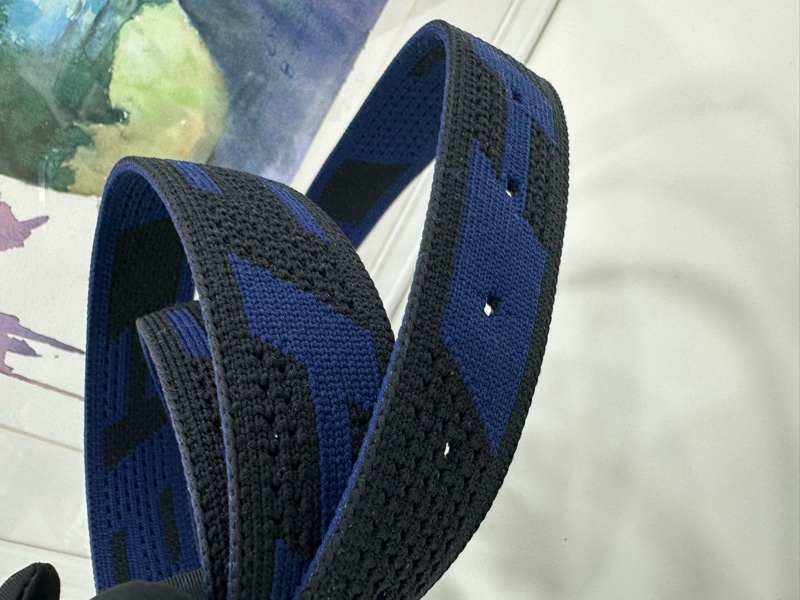 Hermes 愛馬仕 新款腰帶 皮帶 帆布材質 鏤空扣頭-5