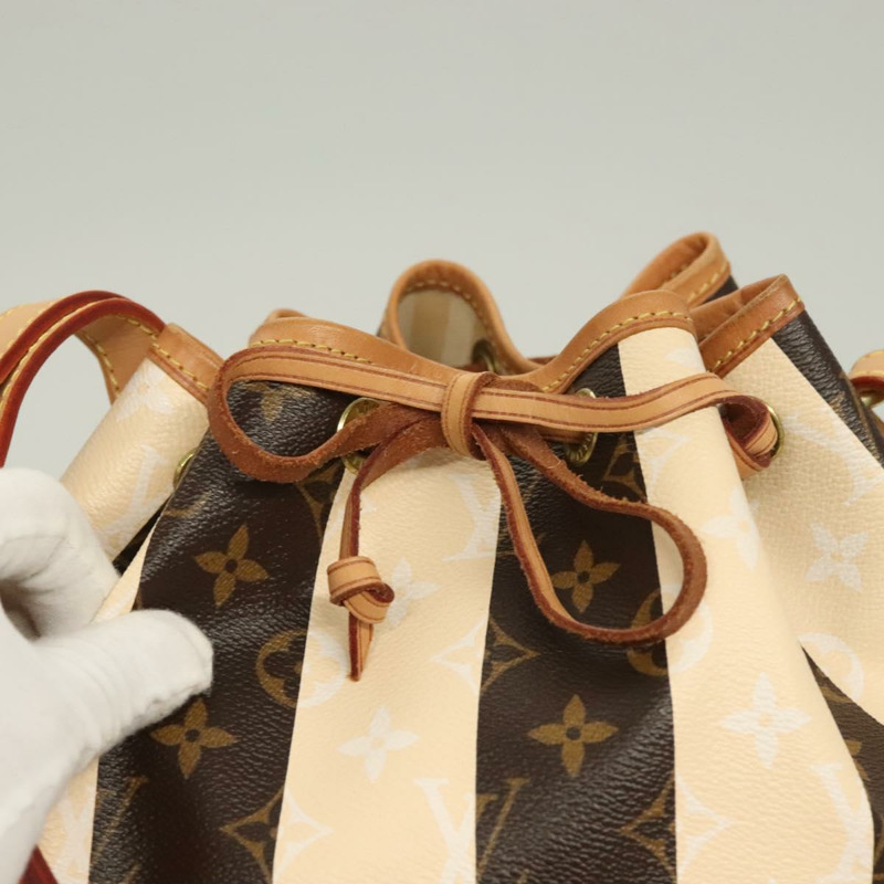 【日本直送】路易威登 Monogram Rayure Petit Noe 肩背包 M40564 LV 正品 126228V-9