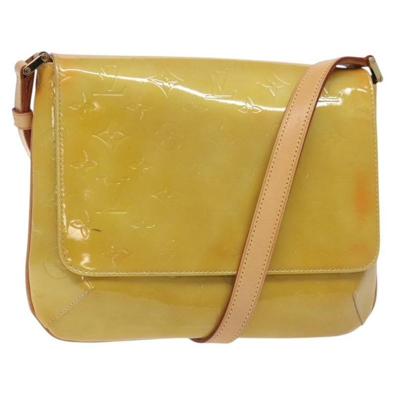 【日本直送】路易威登 Monogram Vernis Thompson Street 包米色 M91301 LV 授權 129282-0