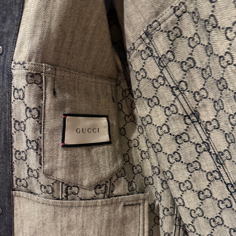 GUCCI 單寧 襯衫-7