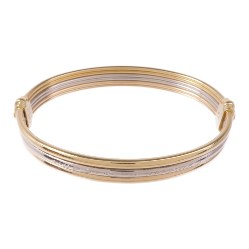 CARTIER 18K黃金/白金/玫瑰金Vintage Trinity Bracelet手鐲-2