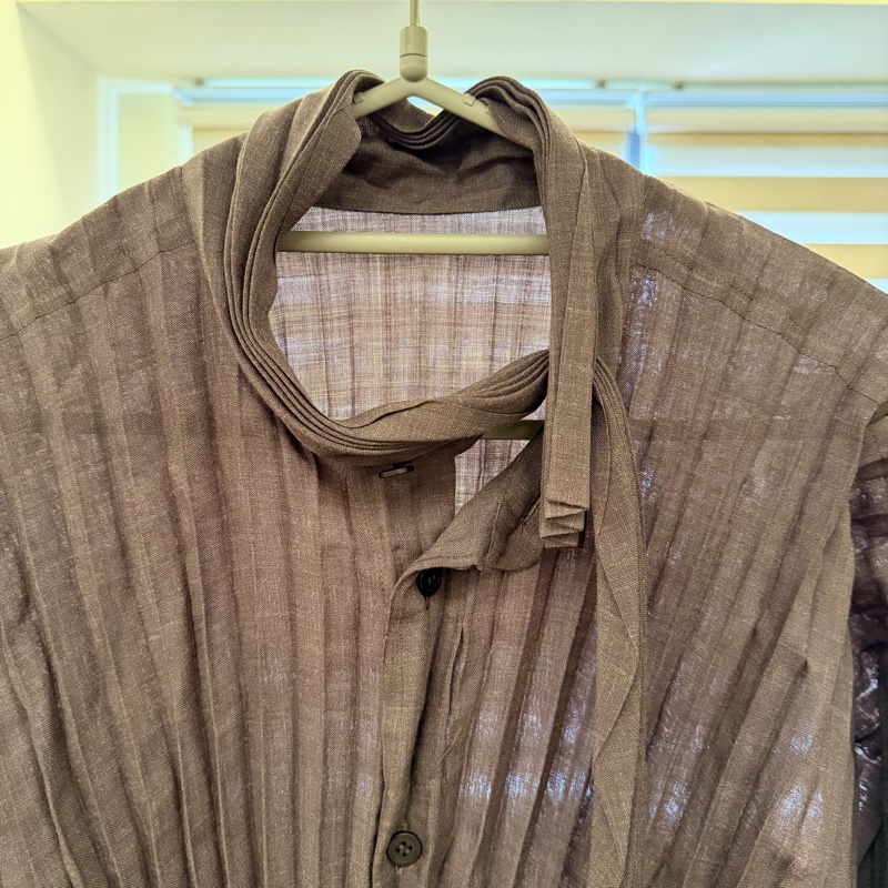 Homme Plisse 領帶襯衫-1