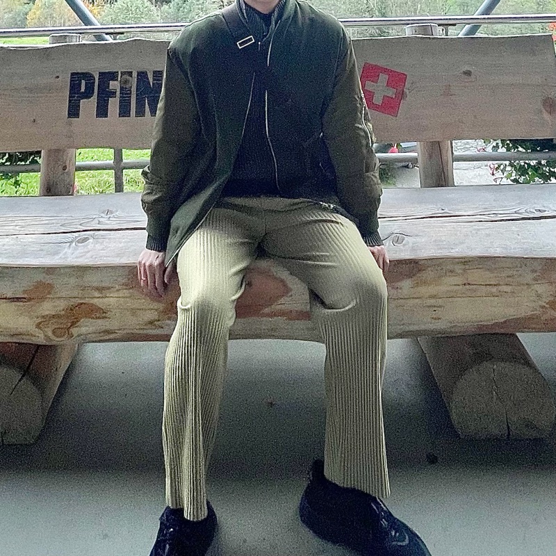 Homme Plisse 直筒長褲-0