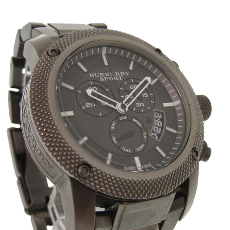 Burberry Sport BU7716 計時碼錶不鏽鋼棕色石英手錶 1740 BURBERRY-2
