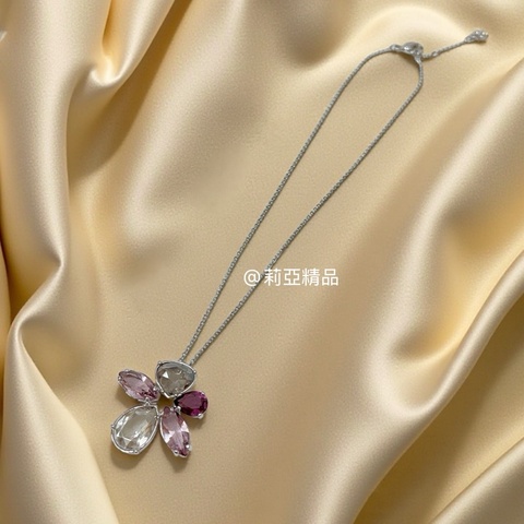 莉亞精品♡Swarovski 花朵項鍊 二手