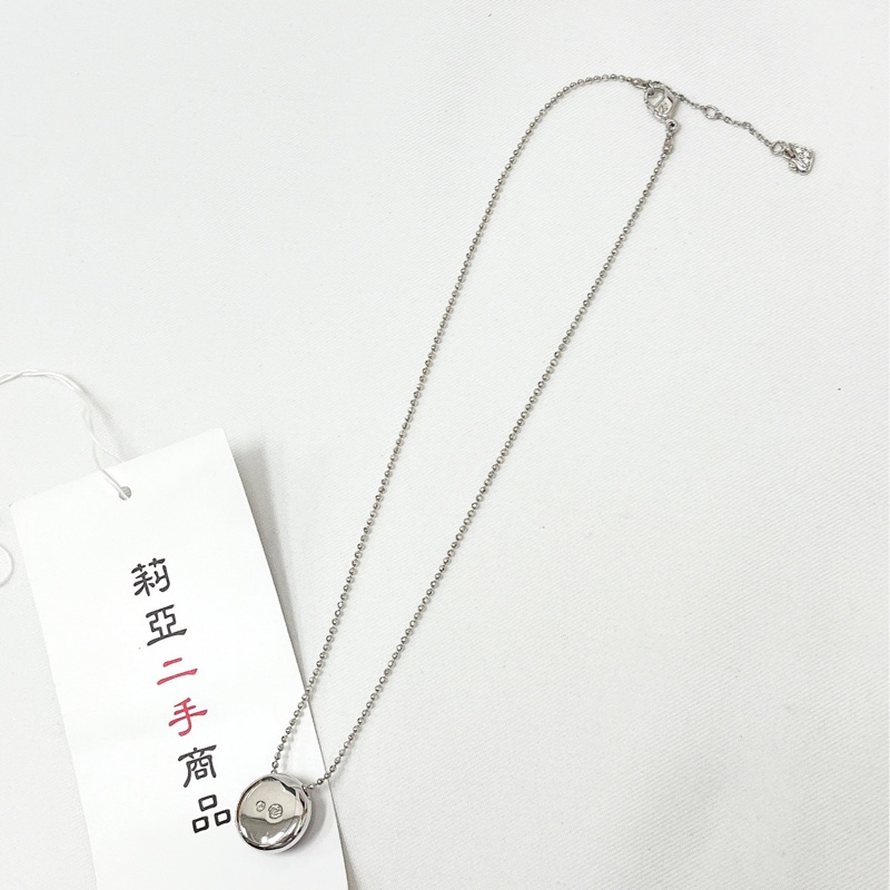 莉亞精品♡Swarovski 粉圓鑽項鍊 二手-5