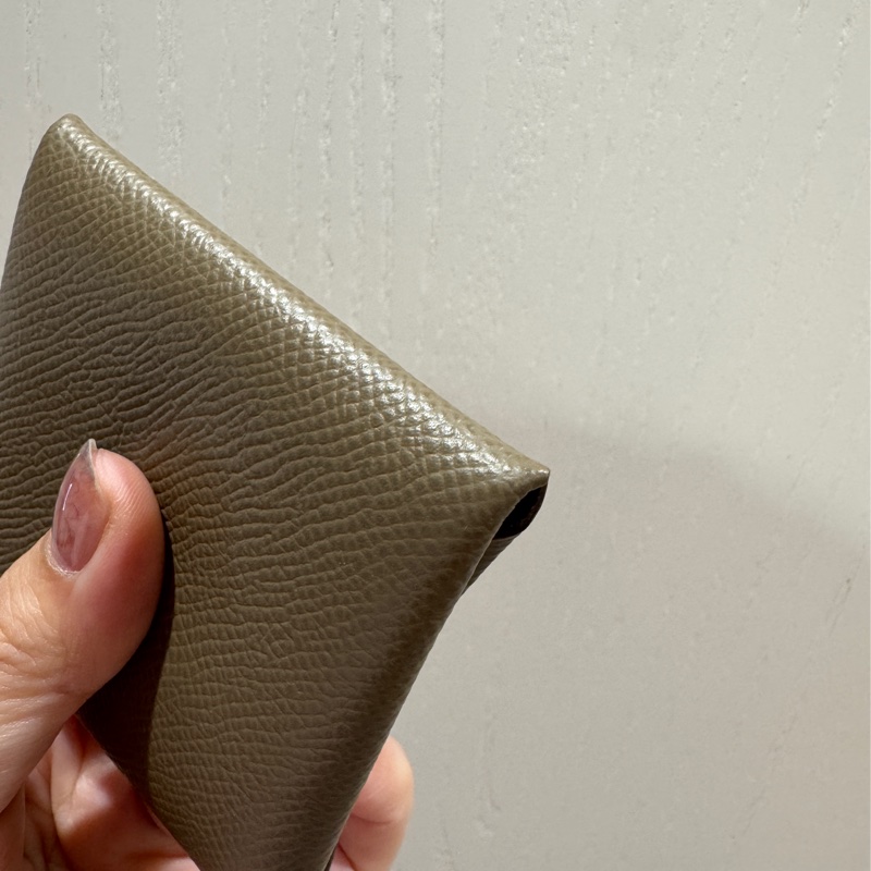 愛馬仕HERMES Bastia 大象灰 零錢包-2