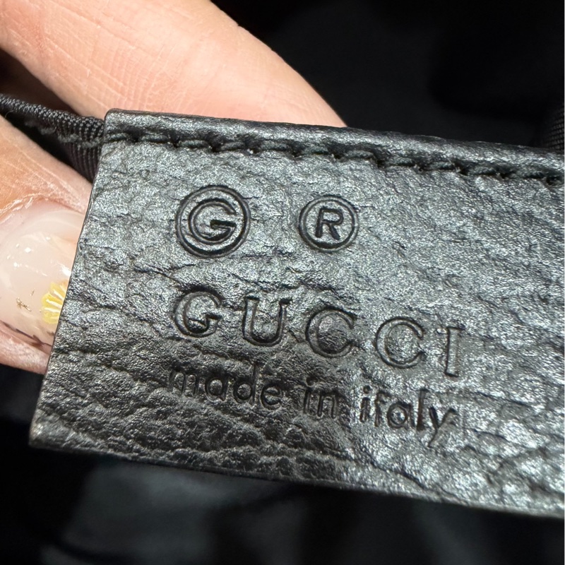 Gucci 510343 尼龍 降落傘 黑色 logo 口袋 雙肩包 後背包 手提包 肩背包-27