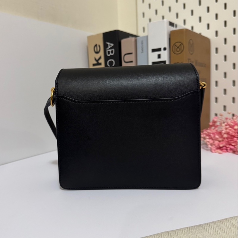 HERMES Roulis 19公分黑金猪鼻子 evergrain牛皮89黑色 刻印c刻-6