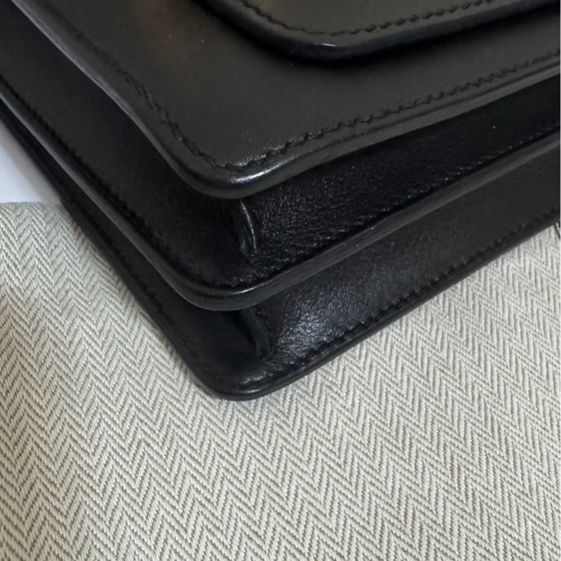 HERMES Roulis 19公分黑金猪鼻子 evergrain牛皮89黑色 刻印c刻-10