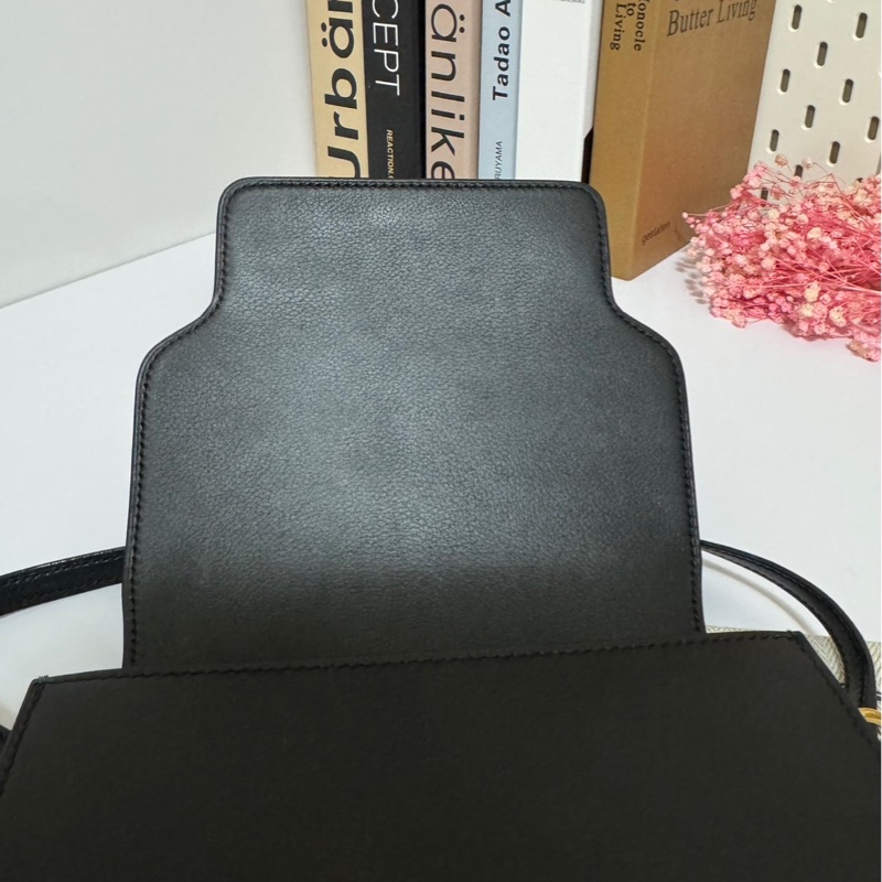 HERMES Roulis 19公分黑金猪鼻子 evergrain牛皮89黑色 刻印c刻-18