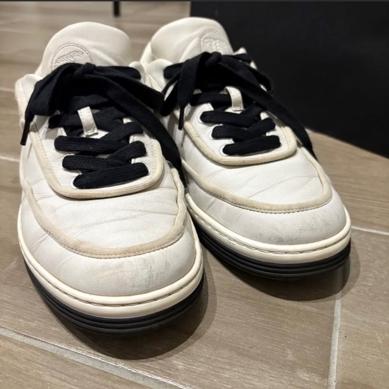 Chanel 熊貓配色全皮休閒鞋 39/24.5-1