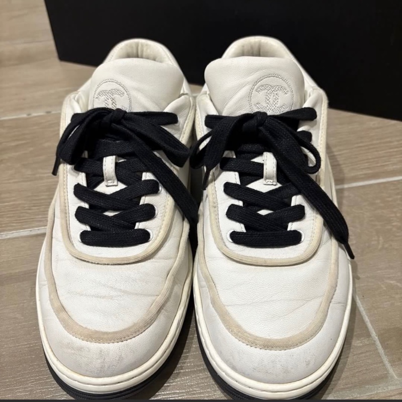 Chanel 熊貓配色全皮休閒鞋 39/24.5-2