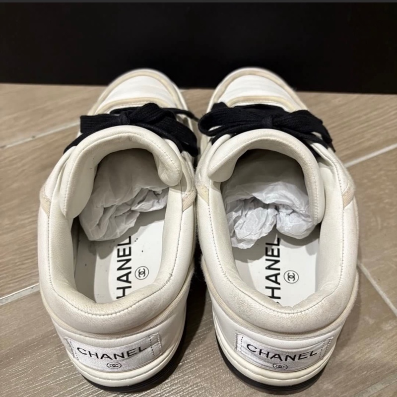 Chanel 熊貓配色全皮休閒鞋 39/24.5-4