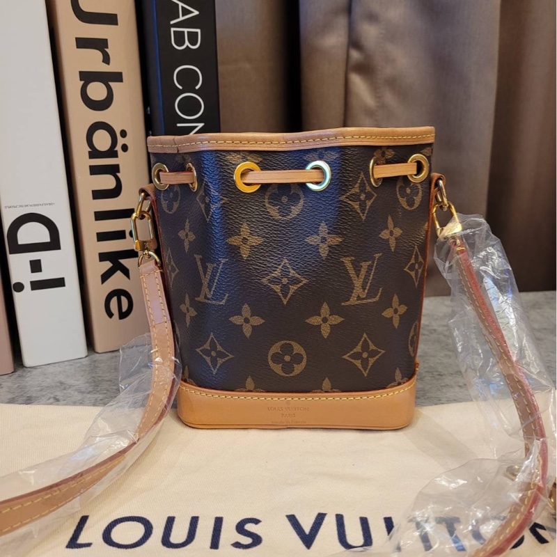 LV 新款noenano 老花 兩用包 芯片款 二手商品-9
