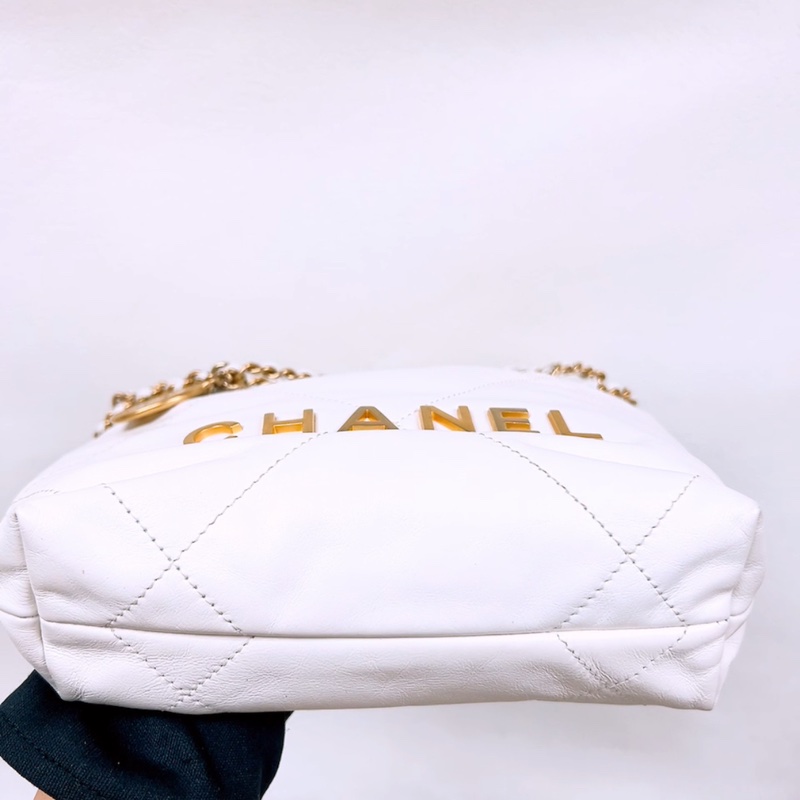 Chanel 22 mini 白金-2