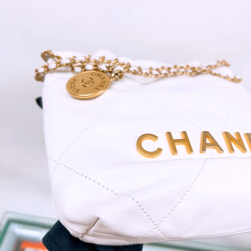Chanel 22 mini 白金-3