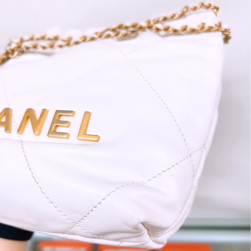 Chanel 22 mini 白金-4