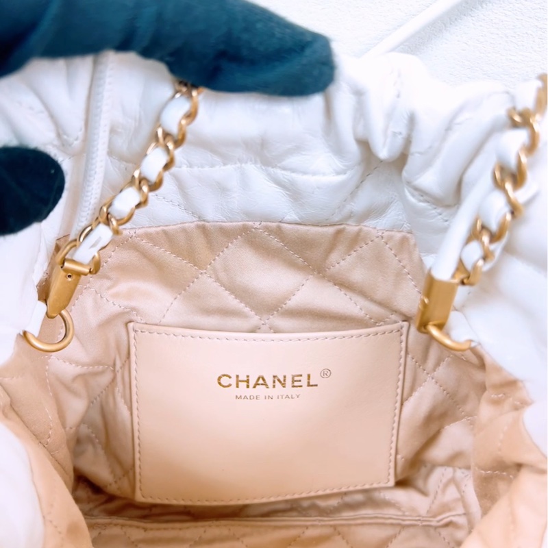 Chanel 22 mini 白金-11