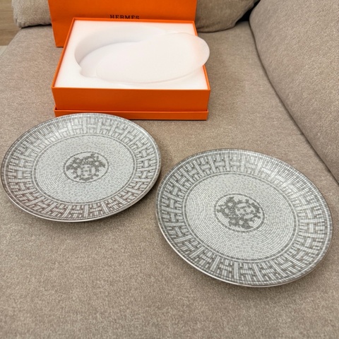 Hermes 馬賽克系列甜點盤