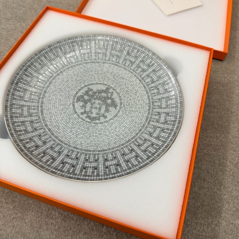 Hermes 馬賽克系列甜點盤-2