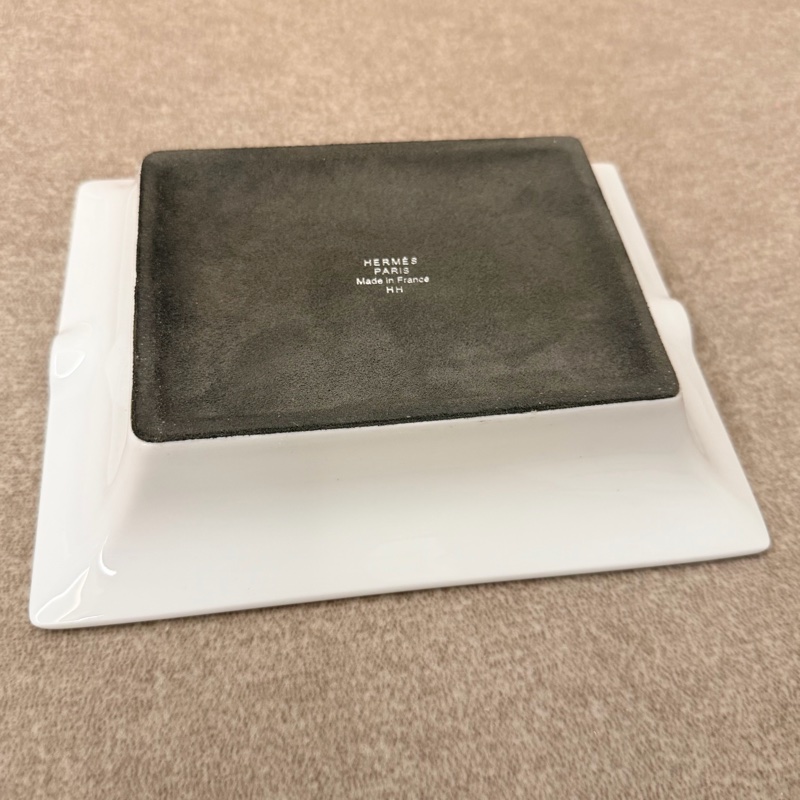 Hermes 稀有 白色飛馬煙灰缸-5