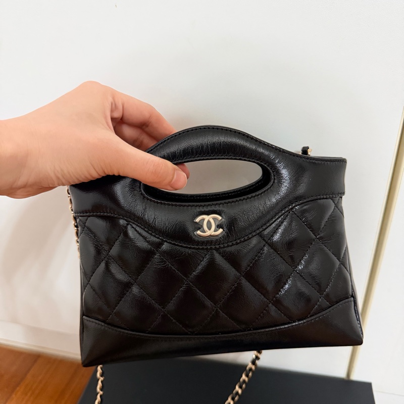 Chanel 31 bag nano 二手極新美包-11