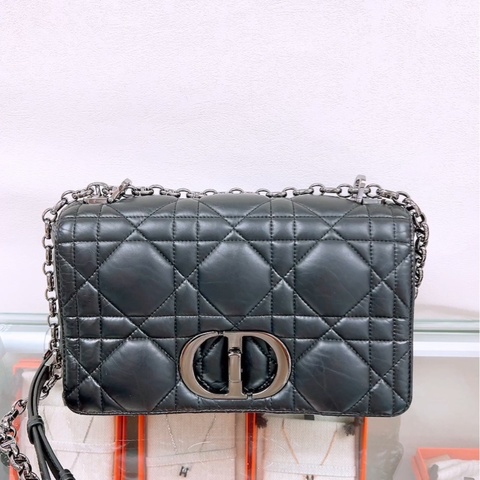 Dior caro so black 中號鏈條包