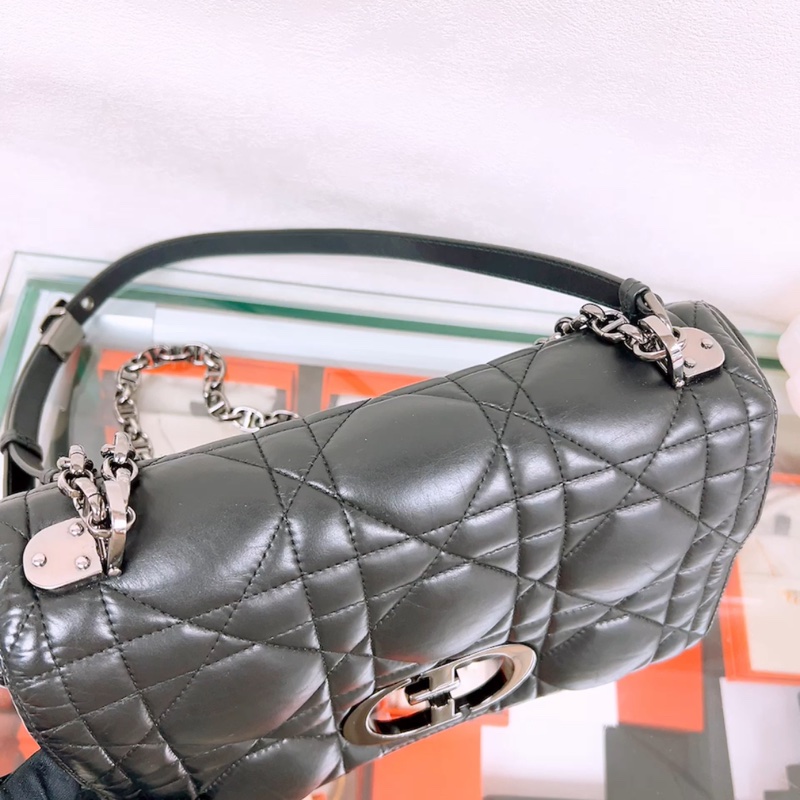 Dior caro so black 中號鏈條包-10