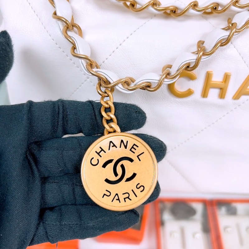 Chanel 22 白金小號-1