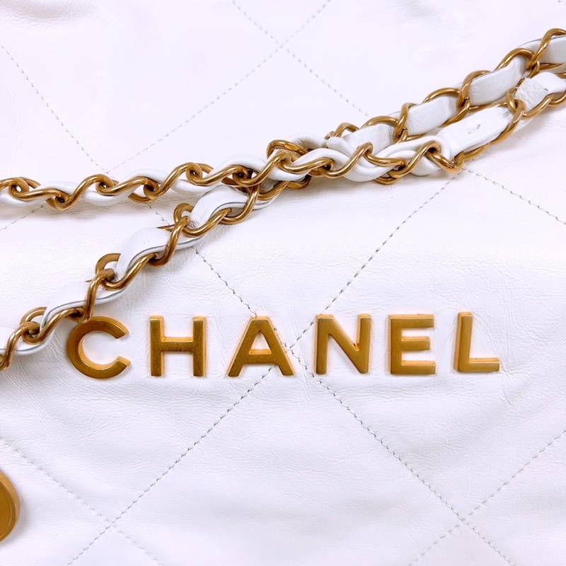 Chanel 22 白金小號-2