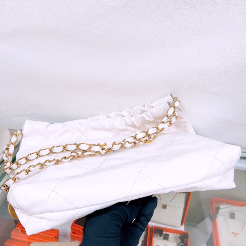 Chanel 22 白金小號-3