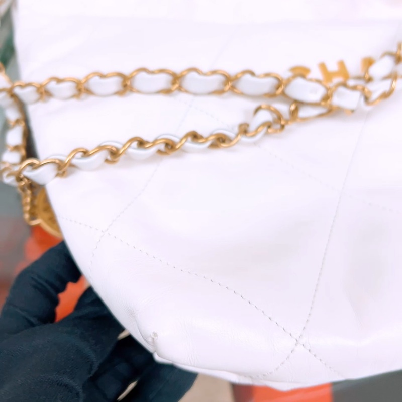 Chanel 22 白金小號-4