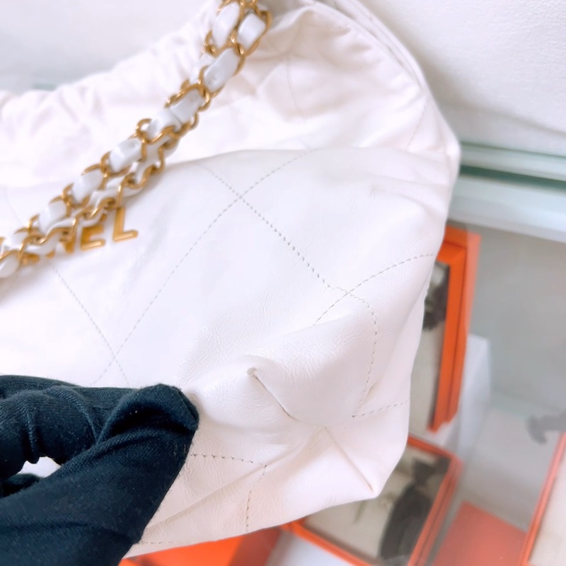 Chanel 22 白金小號-5