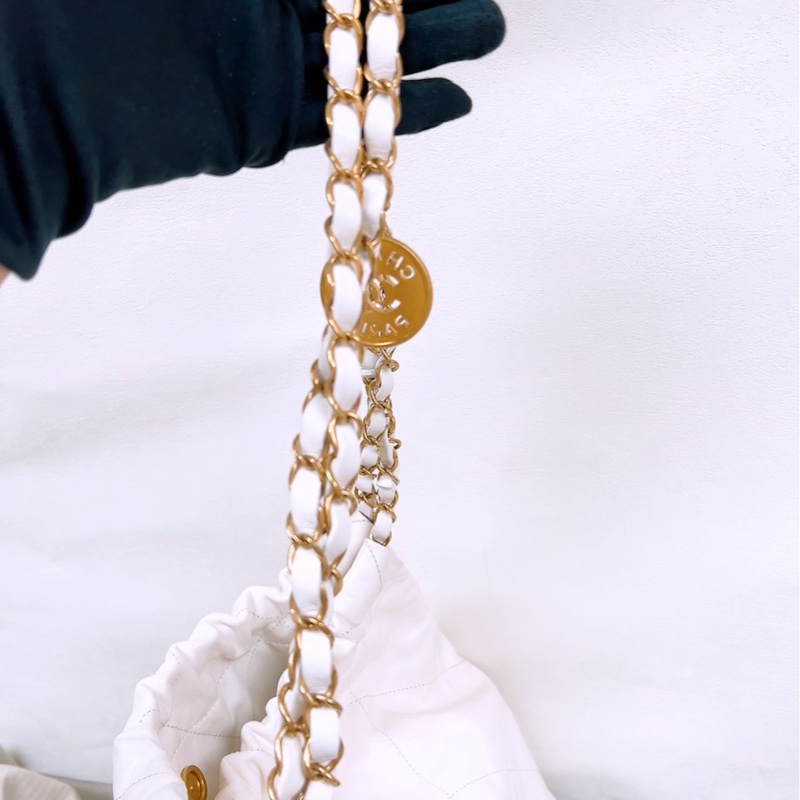 Chanel 22 白金小號-6