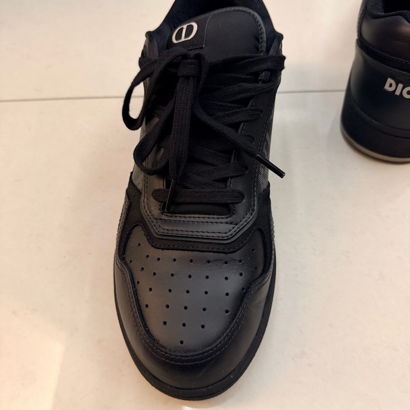 Dior 黑色老花運動鞋-4