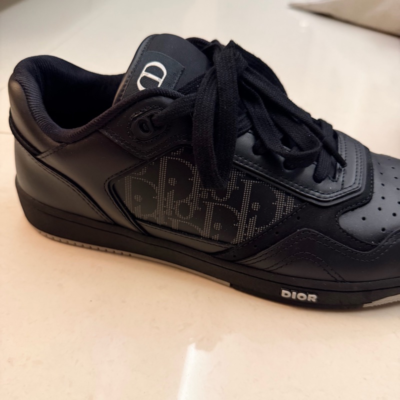 Dior 黑色老花運動鞋-5