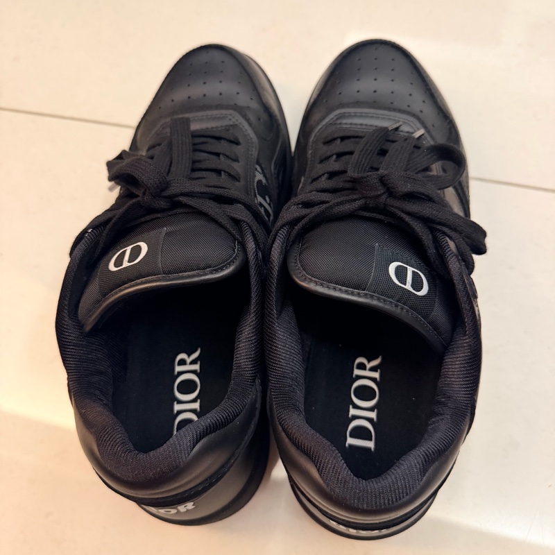 Dior 黑色老花運動鞋-9