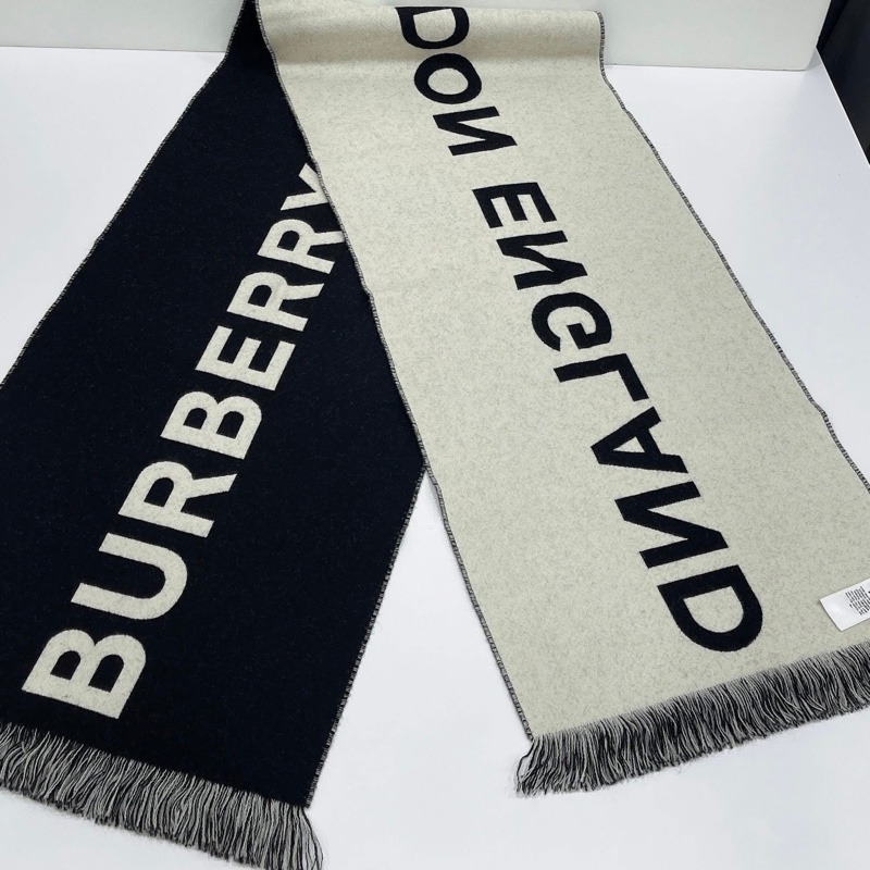 Burberry 新標 字母羊毛圍巾-7