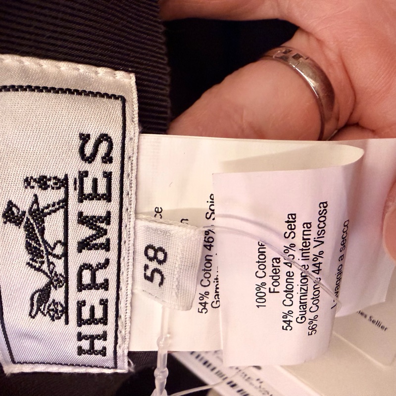 Hermes H logo休閒帽-6