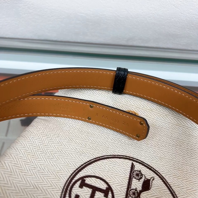 Hermes kelly belt 黑色玫瑰金腰帶/皮帶-6