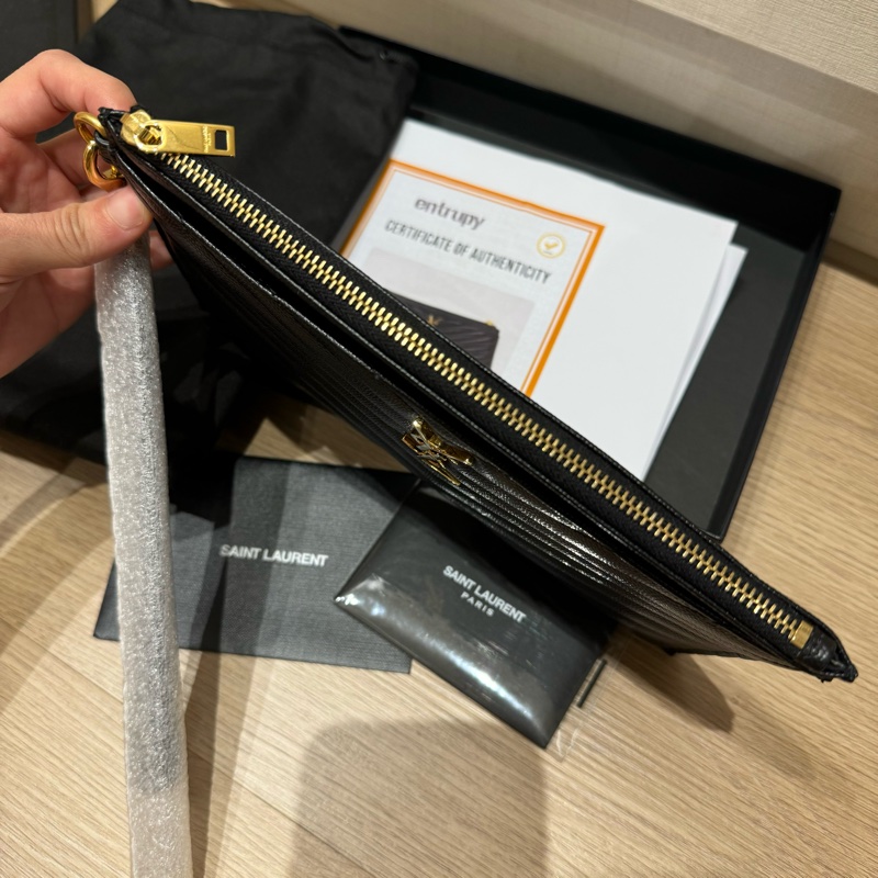 全新未使用 YSL手拿包 Saint Laurent 零錢包 卡夾包-6