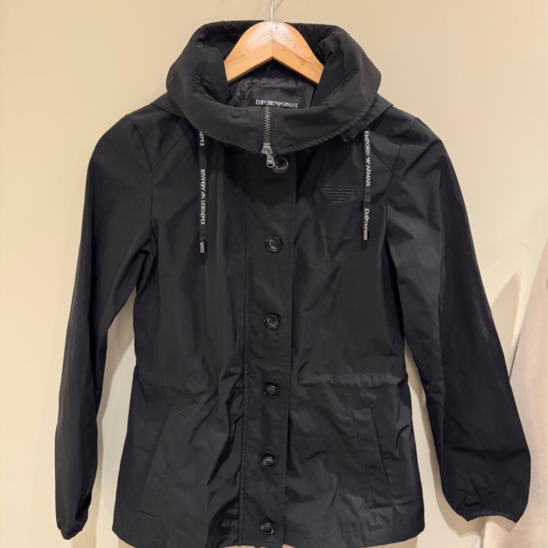 Emporio Armani 阿曼尼 運動防水風衣外套/36號/98新美品-1