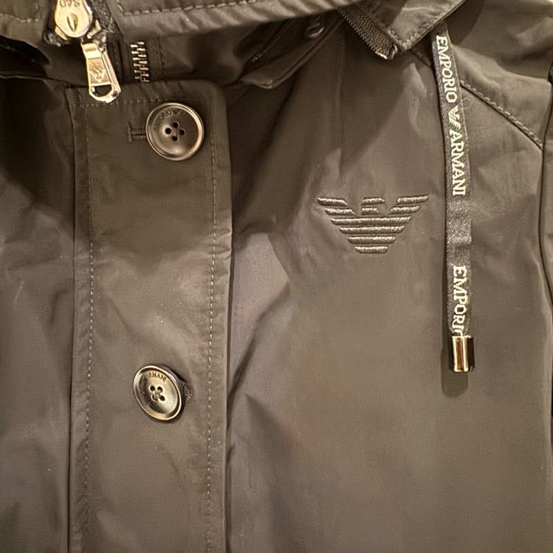 Emporio Armani 阿曼尼 運動防水風衣外套/36號/98新美品-9