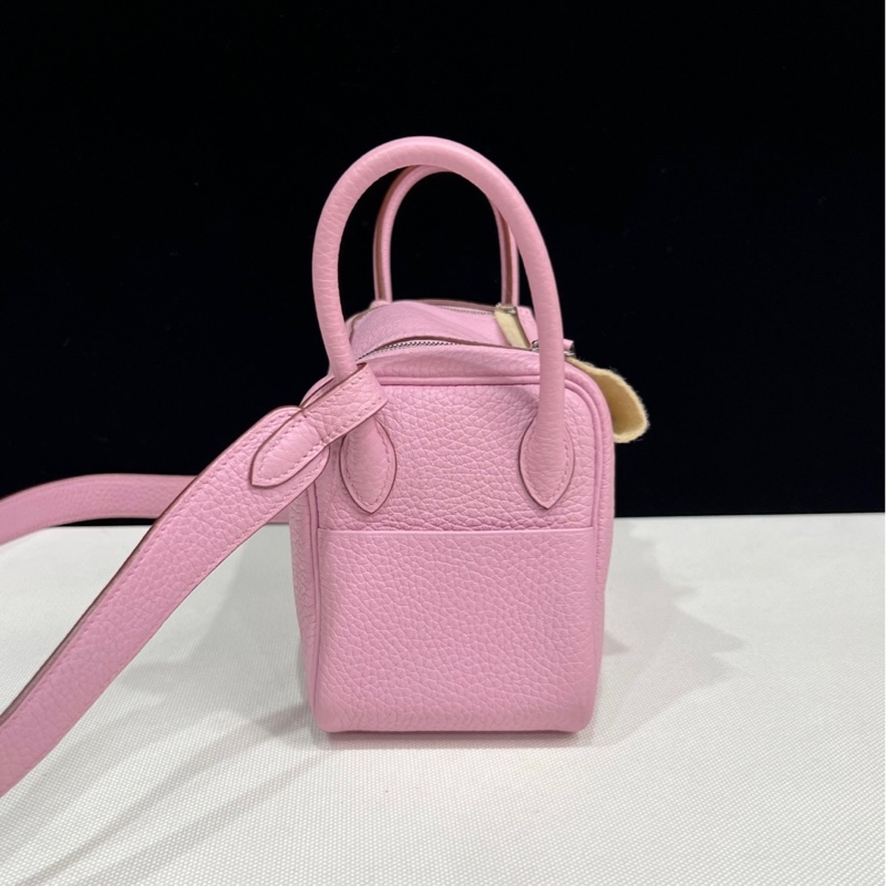 Hermes🌈Mini Lindy一代💗X9錦葵紫銀扣💗99新🌟TC皮🌟-1