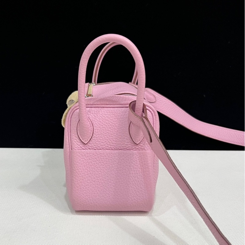 Hermes🌈Mini Lindy一代💗X9錦葵紫銀扣💗99新🌟TC皮🌟-2