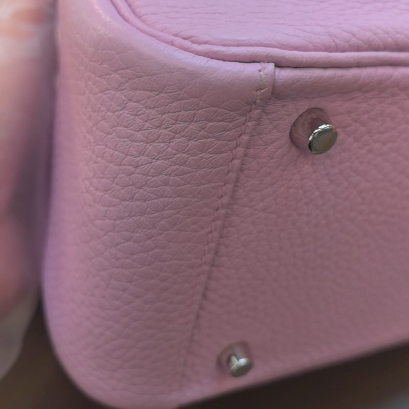 Hermes🌈Mini Lindy一代💗X9錦葵紫銀扣💗99新🌟TC皮🌟-8